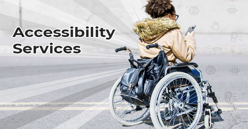 Lady sitting on a wheel chair
